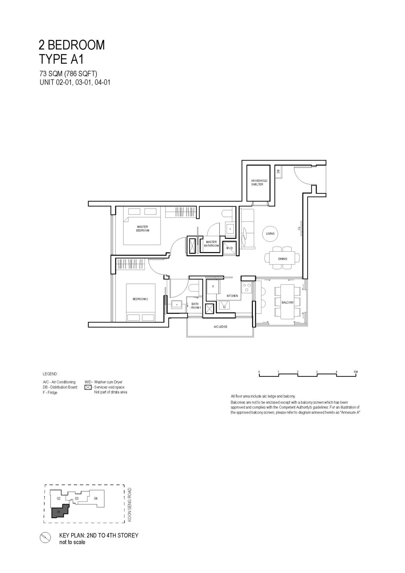 Koon Seng House floorplan